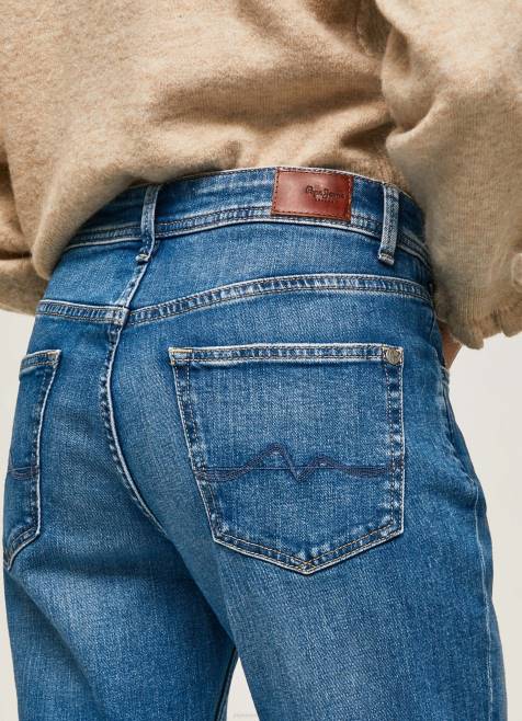 Pepe Jeans violetit mom carrot fit korkeavyötäröiset farkut naiset denim TB0082 - Image 5