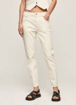 Pepe Jeans violetit mom carrot fit korkeavyötäröiset farkut naiset denim TB0093 - Image 2
