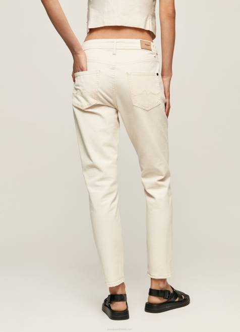 Pepe Jeans violetit mom carrot fit korkeavyötäröiset farkut naiset denim TB0093 - Image 4