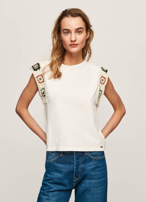 pepe_jeans_virkattu_hihainen_t_paita_naiset_mousse_tb00464.jpg Pepe Jeans virkattu hihainen t-paita naiset mousse TB00464 - Image 1