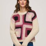 Pepe Jeans virkattu perkins-neulepaita naiset harrastaja TB00246