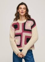 Pepe Jeans virkattu perkins-neulepaita naiset harrastaja TB00246