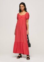 Pepe Jeans virtaava mekko naiset studio punainen TB00150 - Image 2