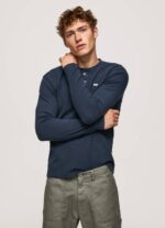 Pepe Jeans vohveli neulottu puuvillainen t-paita miehet dulwich TB00923