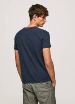 Pepe Jeans vohveli neulottu puuvillainen t-paita miehet dulwich TB00959 - Image 4