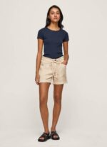 Pepe Jeans vyötäröllä säädettävät shortsit naiset kivi TB00525