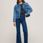 Pepe Jeans willa flared fit korkeavyötäröiset farkut naiset denim TB0062