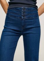 Pepe Jeans willa flared fit korkeavyötäröiset farkut naiset denim TB0062 - Image 3