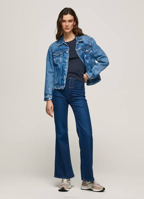 Pepe Jeans willa flared fit korkeavyötäröiset farkut naiset denim TB0062 - Image 1