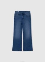 Pepe Jeans willa jr korkeavyötäröiset levenevät farkut tyttö denim TB001368