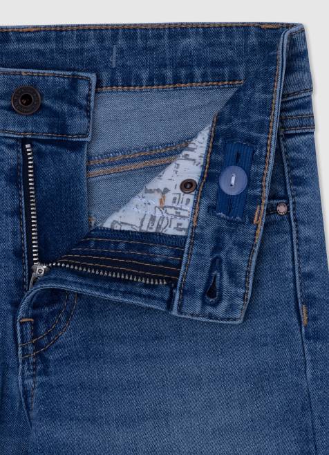 Pepe Jeans willa jr korkeavyötäröiset levenevät farkut tyttö denim TB001368 - Image 3
