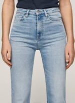 Pepe Jeans willa korkeavyötäröiset levenevät farkut naiset denim TB0059 - Image 3