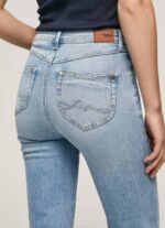 Pepe Jeans willa korkeavyötäröiset levenevät farkut naiset denim TB0059 - Image 5