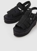 Pepe Jeans witney aurinkoiset wedge sandaalit naiset musta TB00647 - Image 3