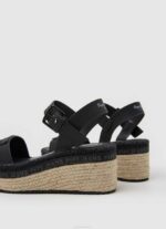 Pepe Jeans witney merkin wedge sandaalit naiset musta TB00643 - Image 4