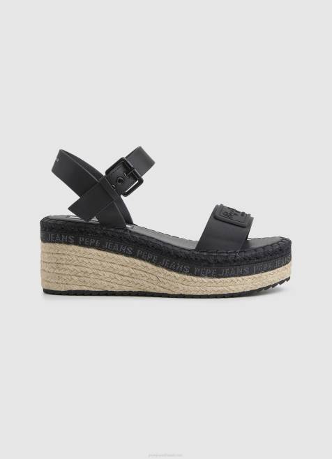pepe_jeans_witney_merkin_wedge_sandaalit_naiset_musta_tb00643.jpg Pepe Jeans witney merkin wedge sandaalit naiset musta TB00643 - Image 1