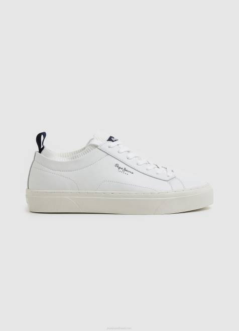 pepe_jeans_yogi_nahkaiset_lenkkarit_miehet_valkoinen_tb001190.jpg Pepe Jeans yogi-nahkaiset lenkkarit miehet valkoinen TB001190 - Image 1